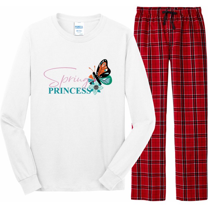 Spring And Princess Mother Daughter Long Sleeve Pajama Set