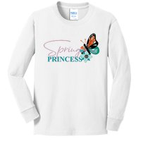 Spring And Princess Mother Daughter Kids Long Sleeve Shirt