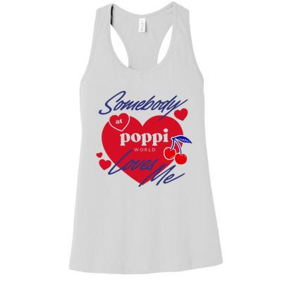 Somebody At Poppi Loves Me Women's Racerback Tank