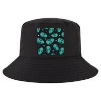 Space Alien Pattern Cool Comfort Performance Bucket Hat