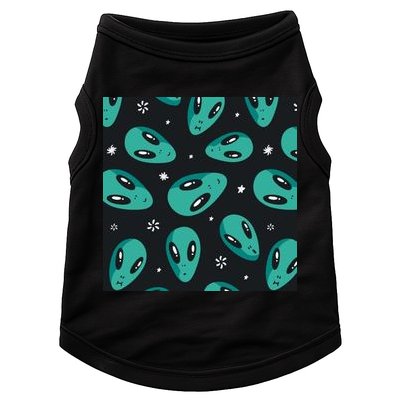 Space Alien Pattern Doggie Tank