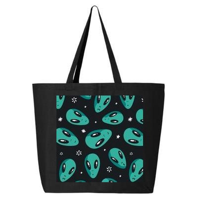 Space Alien Pattern 25L Jumbo Tote