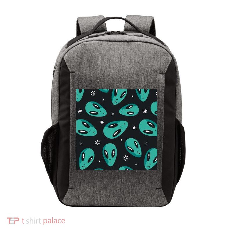 Space Alien Pattern Vector Backpack