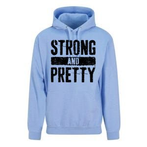 Strong And Pretty Meaningful Gift Strong Gym Workougift Unisex Surf Hoodie