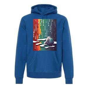 Sad Astronaut Premium Graphic Tees Cool Design Funny Gift Great Gift Premium Hoodie