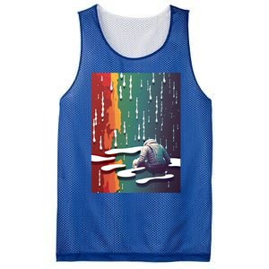 Sad Astronaut Premium Graphic Tees Cool Design Funny Gift Great Gift Mesh Reversible Basketball Jersey Tank