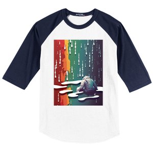 Sad Astronaut Premium Graphic Tees Cool Design Funny Gift Great Gift Baseball Sleeve Shirt