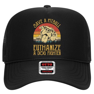 Save A Pitbull Euthanize A Dog Fighter Pitbull Lovers Hat