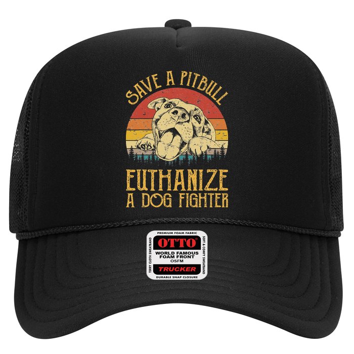 Save A Pitbull Euthanize A Dog Fighter Pitbull Lovers Hat