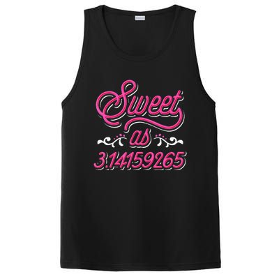 Sweet As Pie Pi Day funny Math Lover PosiCharge Competitor Tank