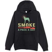 Smoke A Pack A Day Coyote Hunting Premium Pullover Hoodie