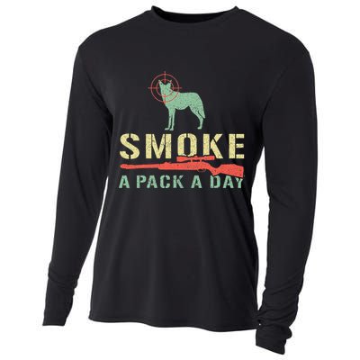 Smoke A Pack A Day Coyote Hunting Cooling Performance Long Sleeve Crew
