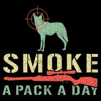 Smoke A Pack A Day Coyote Hunting Cooling Performance Long Sleeve Crew