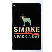 Smoke A Pack A Day Coyote Hunting Golf Towel