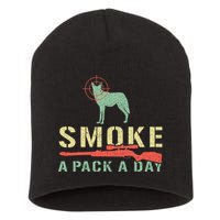 Smoke A Pack A Day Coyote Hunting Short Acrylic Beanie