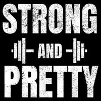 Strong And Pretty Gym Strongman Workout Fitness Drawstring Bag
