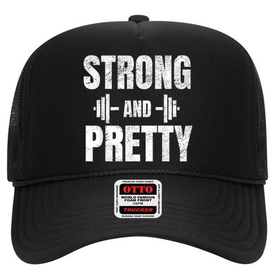 Strong And Pretty Gym Strongman Workout Fitness Hat