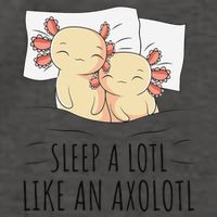 Sleeping Axolotl Pajama Mexican Salamander Lover Napping  Vector Backpack