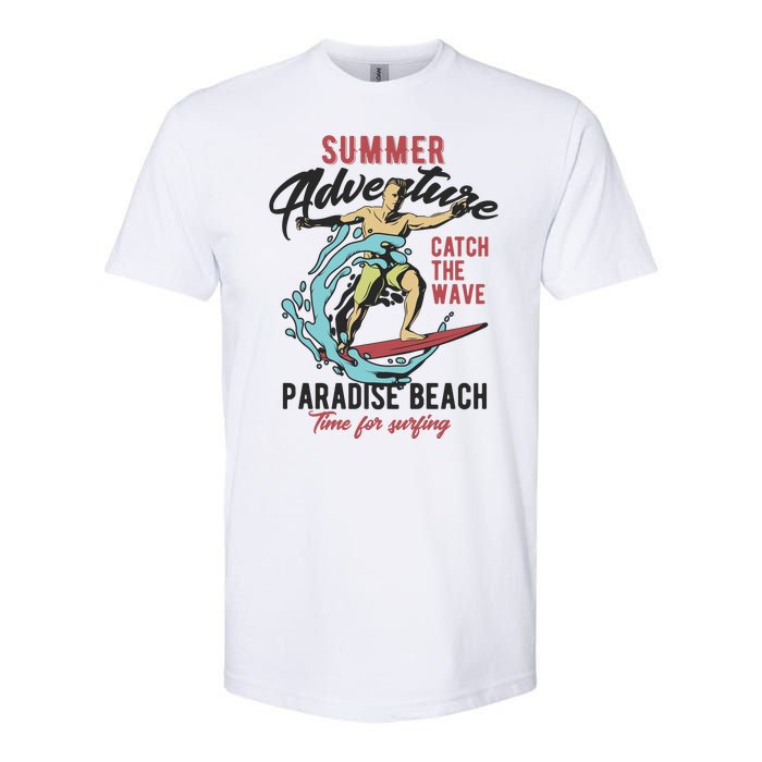 Summer Adventure Paradise Beach Softstyle CVC T-Shirt