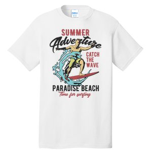 Summer Adventure Paradise Beach Tall T-Shirt