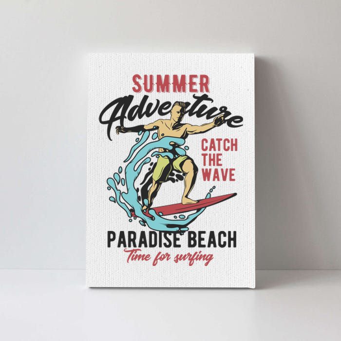 Summer Adventure Paradise Beach Canvas