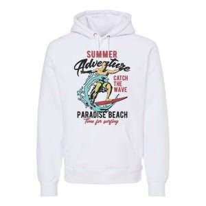 Summer Adventure Paradise Beach Premium Hoodie