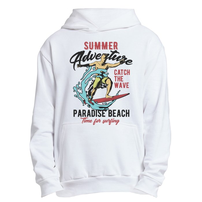 Summer Adventure Paradise Beach Urban Pullover Hoodie