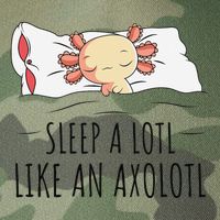 Sleeping Axolotl Pyjamas Mexican Salamander Lover Napping  Legacy Tie Dye Trucker Hat