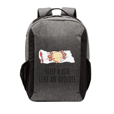 Sleeping Axolotl Pyjamas Mexican Salamander Lover Napping  Vector Backpack
