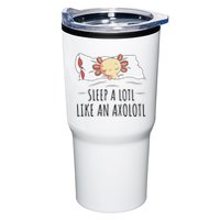 Sleeping Axolotl Pyjamas Mexican Salamander Lover Napping  Tumbler