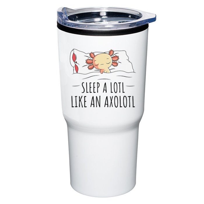 Sleeping Axolotl Pyjamas Mexican Salamander Lover Napping  Tumbler