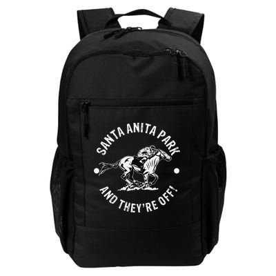 Santa Anita Park Racetrack Horse Racing Equestrian CA Derby Backpack