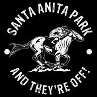 Santa Anita Park Racetrack Horse Racing Equestrian CA Derby 16 in Basic Backpack