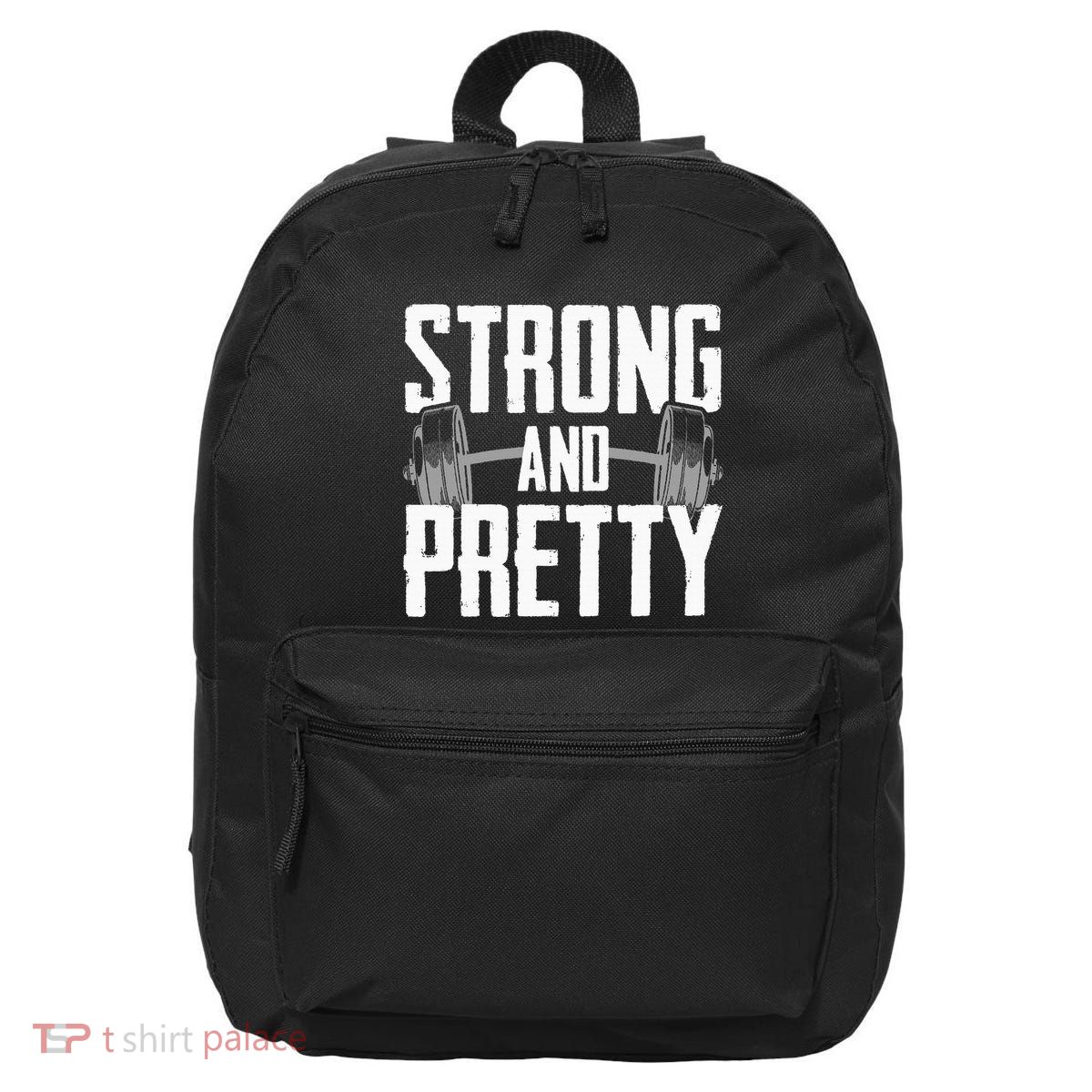 Strong And Pretty Powerlifting Apparel Gym 16 in Basic Backpack