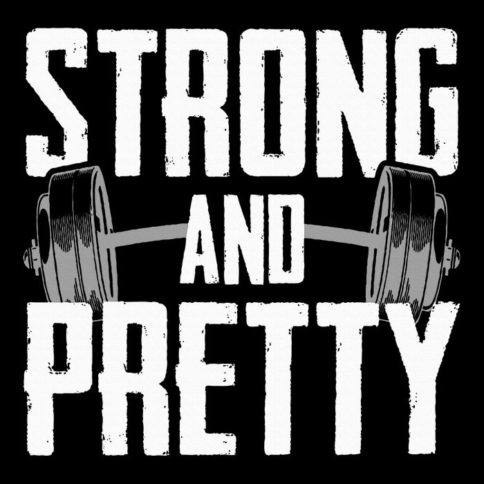 Strong And Pretty Powerlifting Apparel Gym Magnet