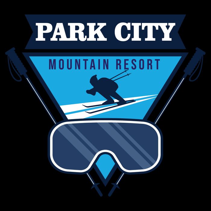 Ski At Park City Mountain Resort Drawstring Bag