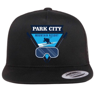 Ski At Park City Mountain Resort Flatbill Hat
