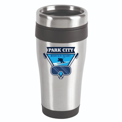 Ski At Park City Mountain Resort 16oz Travel Tumbler