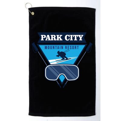 Ski At Park City Mountain Resort Golf Towel