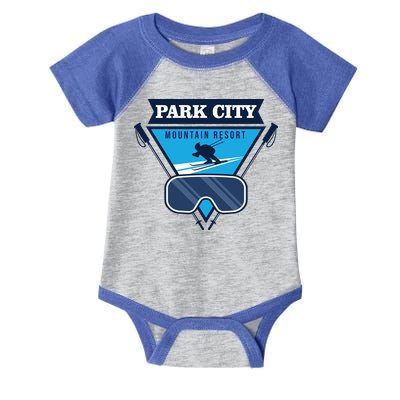 Ski At Park City Mountain Resort Infant Baby Jersey Bodysuit