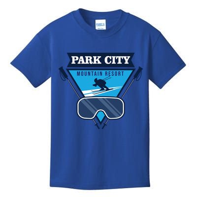 Ski At Park City Mountain Resort Kids T-Shirt