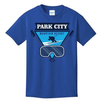 Ski At Park City Mountain Resort Kids T-Shirt