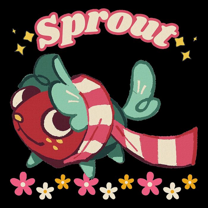 Sprout As Pet D.A.N.D.Y.S World Birthday Costume Button