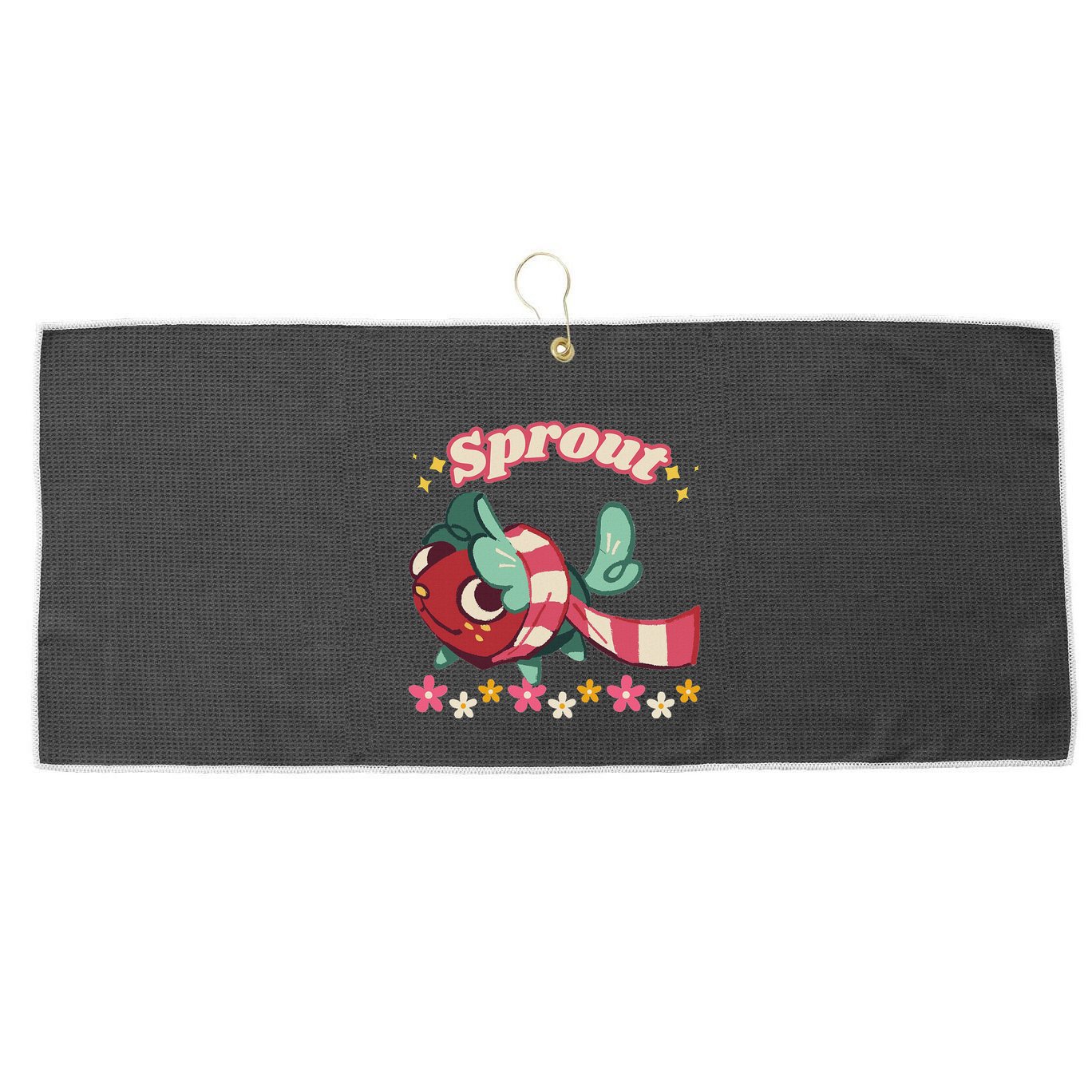 Sprout As Pet D.A.N.D.Y.S World Birthday Costume Large Microfiber Waffle Golf Towel
