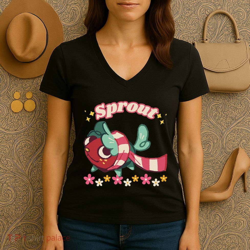 Sprout As Pet D.A.N.D.Y.S World Birthday Costume Women's V-Neck T-Shirt