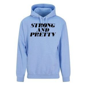 Strong And Pretty Funny Gift Unisex Surf Hoodie