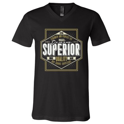 Strength And Perfect Superior V-Neck T-Shirt