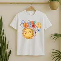 Sun And Planets Cute Galaxy T-Shirt