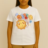 Sun And Planets Cute Galaxy T-Shirt