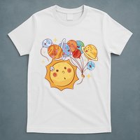 Sun And Planets Cute Galaxy T-Shirt